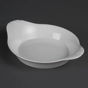 Olympia Whiteware Runde Gratinschalen Weiß 22 X 17,7cm, Packungsinhalt: 6 Stück 21