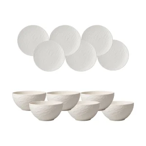 Villeroy & Boch Manufacture Rock Kaffee Set Weiß 12-teilig 13