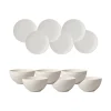 Villeroy & Boch Manufacture Rock Bowl Set 12-teilig Weiß 23