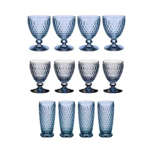 Villeroy & Boch Boston Coloured Bunt Gemischtes Bar Gläserset 12er Set 15