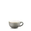 Churchill Stonecast Cappucino-Tasse Peppercorn Grey ø9,5cm 227ml Grau, Ohne Untertasse (12 Stück) Von CHEFGASTRO 25