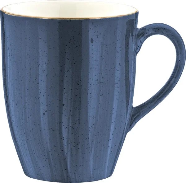 Bonna Premium Porcelain AAQMUG03KKN Aura Aqua Bockbecher, Kaffeebecher, Kaffeetasse, 8.2×11.4cm, 330ml, Porzellan, Türkis, 1 Stück 3