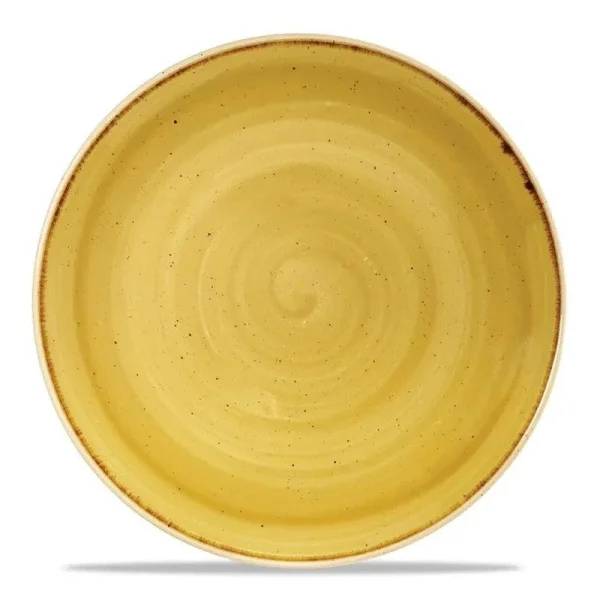 Churchill Stonecast Runder Teller Mustard Seed Yellow ø16,5cm Gelb (12 Stück) Von CHEFGASTRO 3