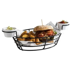 APS Servierkorb -BURGER + FRIES-39,5 X 20 Cm, H: 11 Cm 21