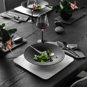 Villeroy & Boch Manufacture Rock Kombiservice 18-teilig Schwarz 21