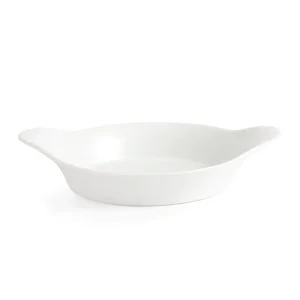 Olympia Whiteware Runde Gratinschalen Weiß 22 X 17,7cm, Packungsinhalt: 6 Stück 19