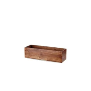 Churchill 2 X Holz-Box Eckig 38 X12 X10cm ACACIA WOOD 13