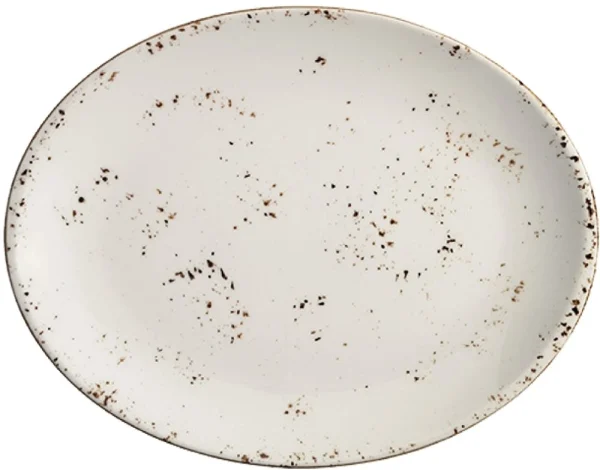 6 X Grain Moove Platte Oval 31 X 24cm * – Bonna Premium Porcelain 1