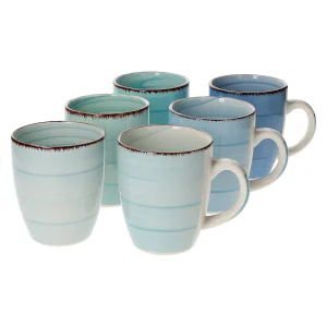 Null 6er Set Kaffeebecher Blue Baita OHNE Henkel 11