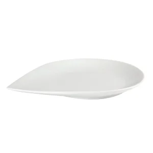 Gastronoble Olympia Whiteware Tropfenförmige Teller 31cm 19