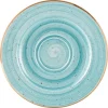 Bonna Premium Porcelain AAQRIT04CT Aura Aqua Untertasse, Untersetzer, Porzellan, Türkis, 1 Stück 25