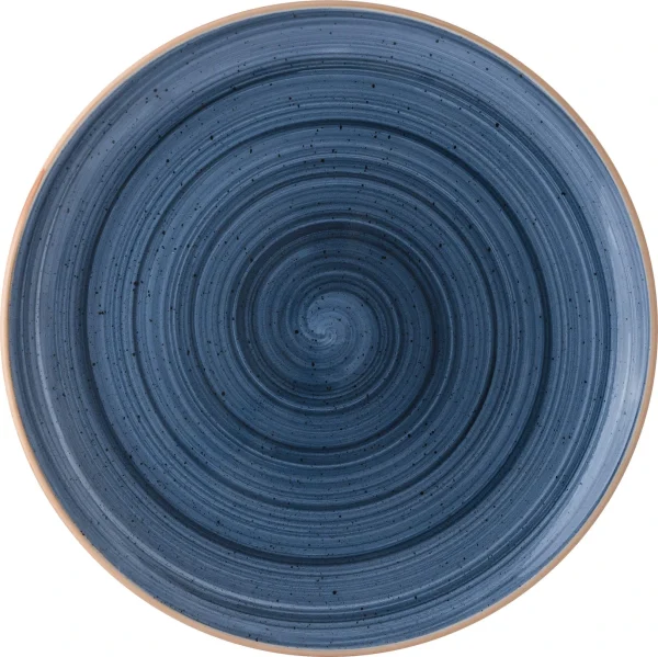 Bonna Premium Porcelain ADKGRM27DZ Aura Dusk Plate Teller Flach, 27cm, Porzellan, Blau, 1 Stück 7