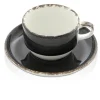 Null Tasse Onyx Mit Untertasse 90 Ml (12 Stück) Von CHEFGASTRO 25