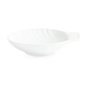 Gastronoble Olympia Whiteware Ovale Geteilte Gratinschalen Weiß 29 X 16cm 17