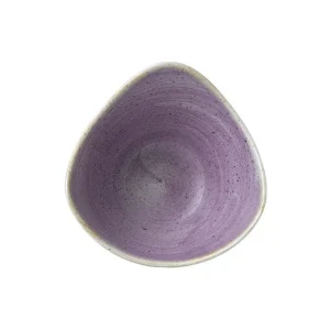 Churchill Stonecast Dreieckige Schüssel Lavender ø23,5cm Lila (12 Stück) Von CHEFGASTRO 11