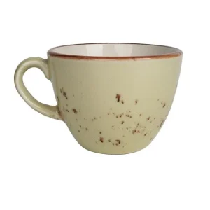 Churchill Rustics Line Kaffeetasse ø10x(H)8cm 355ml Rot, Ohne Untertasse (6 Stück) Von CHEFGASTRO 15