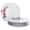 Null 6er Set Dessert- Kuchenteller Kyoto Orchidee 18,5cm 25