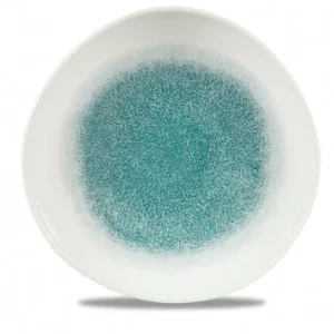 Churchill 12 X Teller Flach Organic 26cm RAKU Jade Green 15