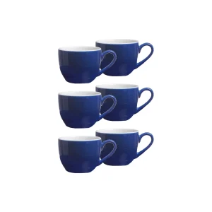 Ritzenhoff & Breker DOPPIO Espressotasse 80 Ml Nordic Blau 6er Set – A 11