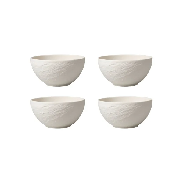 Villeroy & Boch Manufacture Rock Bol Weiß Ø 14,0 Cm 4er Set 1