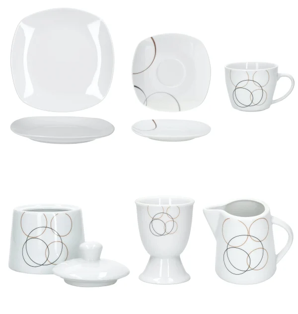 Null 18tlg. Kaffee Set Lilli Look Für 4 Personen 7