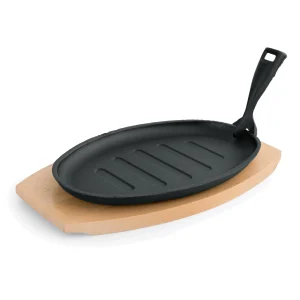 Was-germany WAS Germany – Servierpfanne Cast Iron 35, Mit Holzuntersetzer, 27 X 16 X 2 Cm, Gusseisen/Holz (3523280) 13