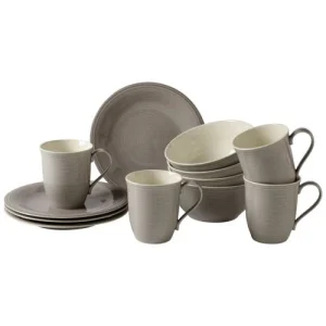 Null Like. By Villeroy & Boch Color Loop Sand Frühstücks-Set 12tlg. 13