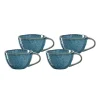 Leonardo MATERA Keramiktasse 290 Ml Blau 4er Set 23