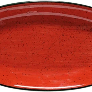 6 X Aura Terracotta Gourmet Platte Oval 34x19cm * – Bonna Premium Porcelain 11