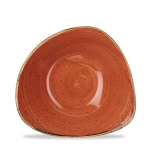 Churchill 12 X Schale Dreieckig 23,5cm STONECAST Spiced Orange 11