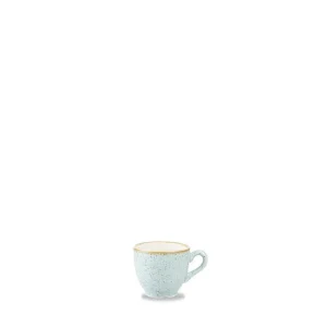 Churchill Stonecast Cappucino-Tasse Duck Egg Blue ø9,5cm 227ml Blau, Ohne Untertasse (12 Stück) Von CHEFGASTRO 13