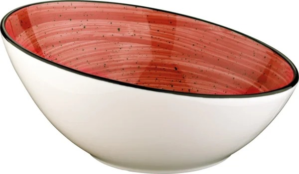 Bonna Premium Porcelain ATCSTR27KS Aura Terracotta Bowl Schale, Salatschale, Schüssel, 18.8x28cm, 750ml, Porzellan, Orange, 1 Stück 7