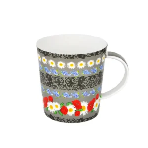 Null 2er Set Becher Diamantporzellan – Blumensträuße – 4182 13