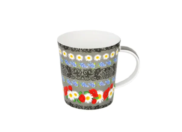 Null 4er Set Becher Diamantporzellan – Blumensträuße – 4182 5