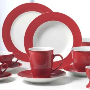 Ritzenhoff & Breker DOPPIO Jumbountertasse 17 Cm Rot 6er Set 19