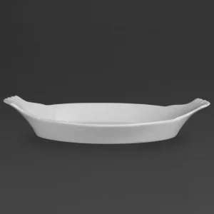 Gastronoble Olympia Whiteware Ovale Gratinschalen Weiß 36 X 19,9cm 21