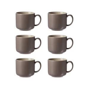 Ritzenhoff & Breker JASPER Kaffeetasse 240 Ml Grau 6er Set 13