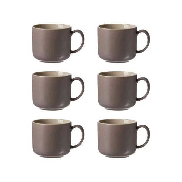 Ritzenhoff & Breker JASPER Kaffeetasse 240 Ml Grau 6er Set 4