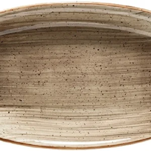 12 X Aura Space Gourmet Platte Oval 24x14cm * – Bonna Premium Porcelain 11