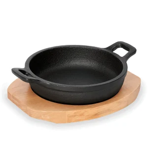 Was-germany WAS Germany – Mini Servierpfanne Cast Iron 35 Mit Holzuntersetzer, Ø 13 Cm, Gusseisen/Holz (3537130) 11