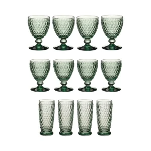 Villeroy & Boch Boston Coloured Bar Gläserset 12er Set Grün 13