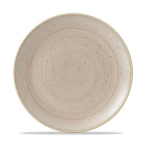 Churchill 12 X Teller Flach Dreieckig 19cm STONECAST Nutmeg Cream 17