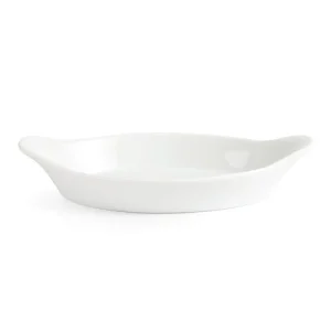 Olympia Whiteware Ovale Gratinschalen Weiß 19,8 X 10,7cm, Packungsinhalt: 6 Stück 21