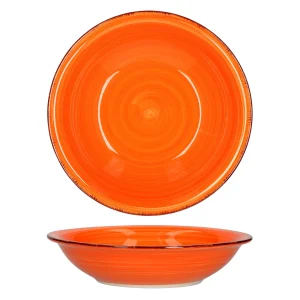 Null MamboCat Uni Orange 12-tlg. Teller Set Geschirr Steingut 21