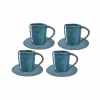 Leonardo MATERA Espresso Set Blau 8-teilig 23