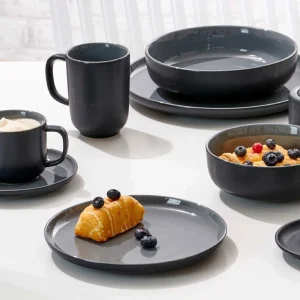 Ritzenhoff & Breker JASPER Tafelservice Grau & Schwarz 16-teilig 21