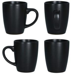 Null 6-tlg. Kaffeebecher Set Kattegat Mit Henkel 250 Ml Schwarz Matt 21