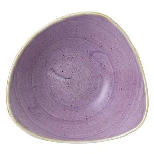 Churchill Stonecast Dreieckige Schüssel Lavender ø23,5cm Lila (12 Stück) Von CHEFGASTRO 21