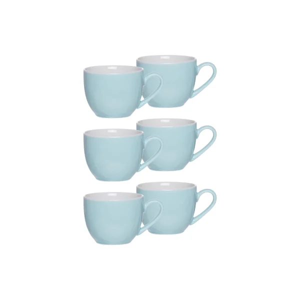 Ritzenhoff & Breker DOPPIO Espressotasse 80 Ml Nordic Blau 6er Set – A 4