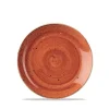 Churchill 12 X Teller Flach Coup 17cm STONECAST Spiced Orange 25